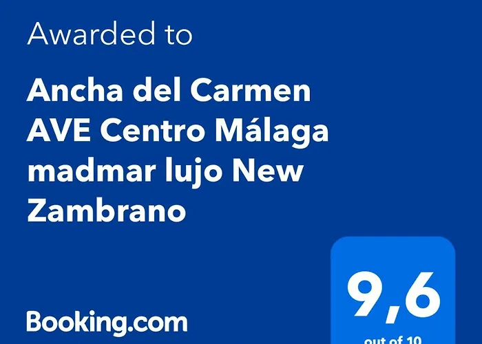 Ancha Del Carmen Ave Centro Malaga Madmar Lujo New Zambrano